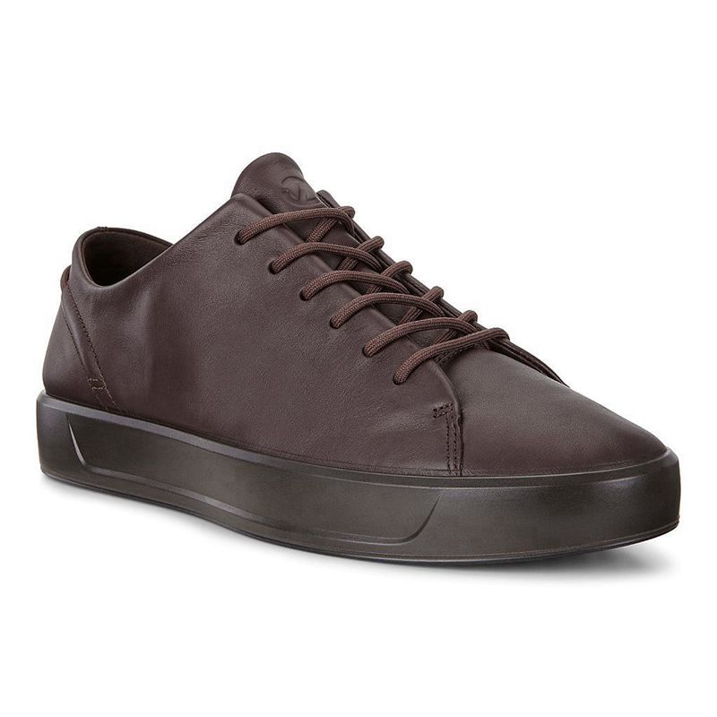 Men Casual Ecco Soft 8 M - Sneakers Brown - India EBMQDI467